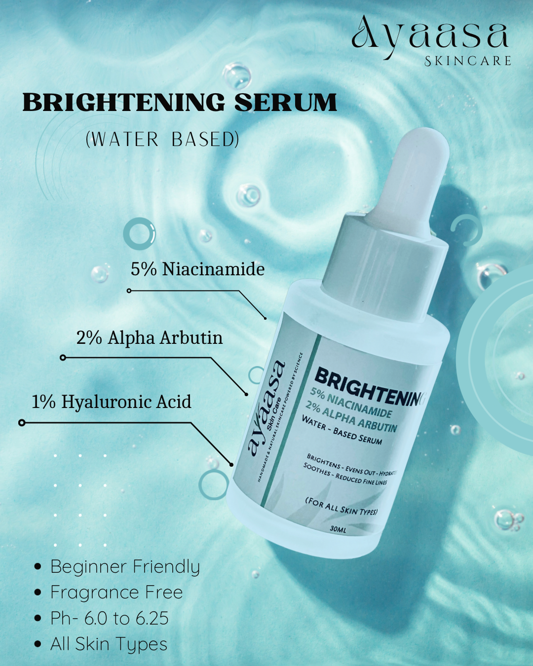 2% Alpha Arbutin 5% Niacinamide Brightening Serum (30ml)