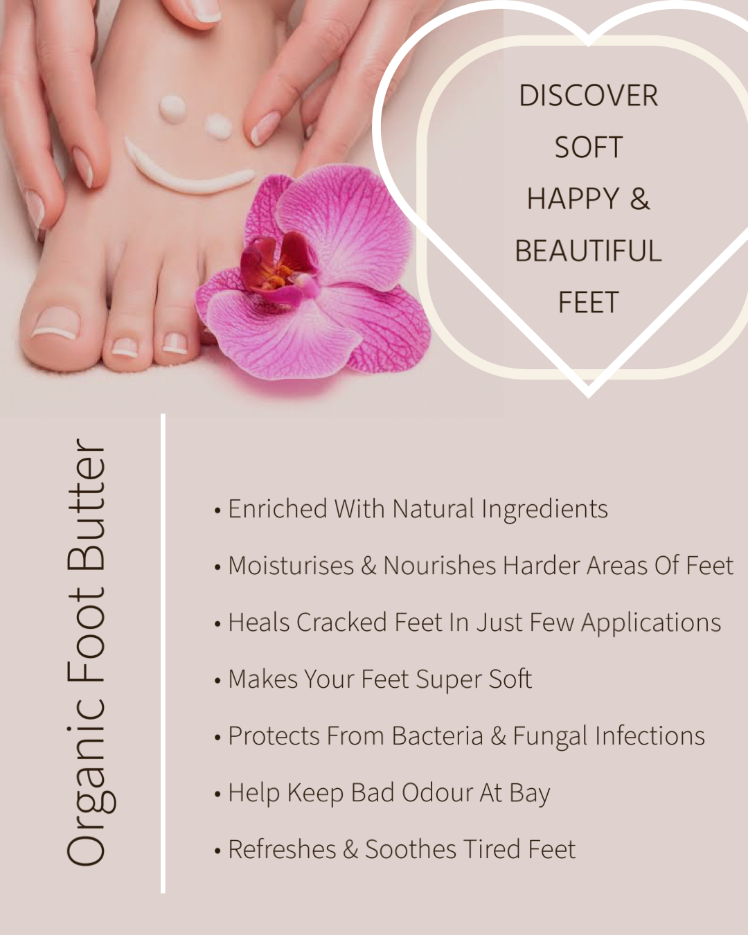 Organic Foot Butter – 50g