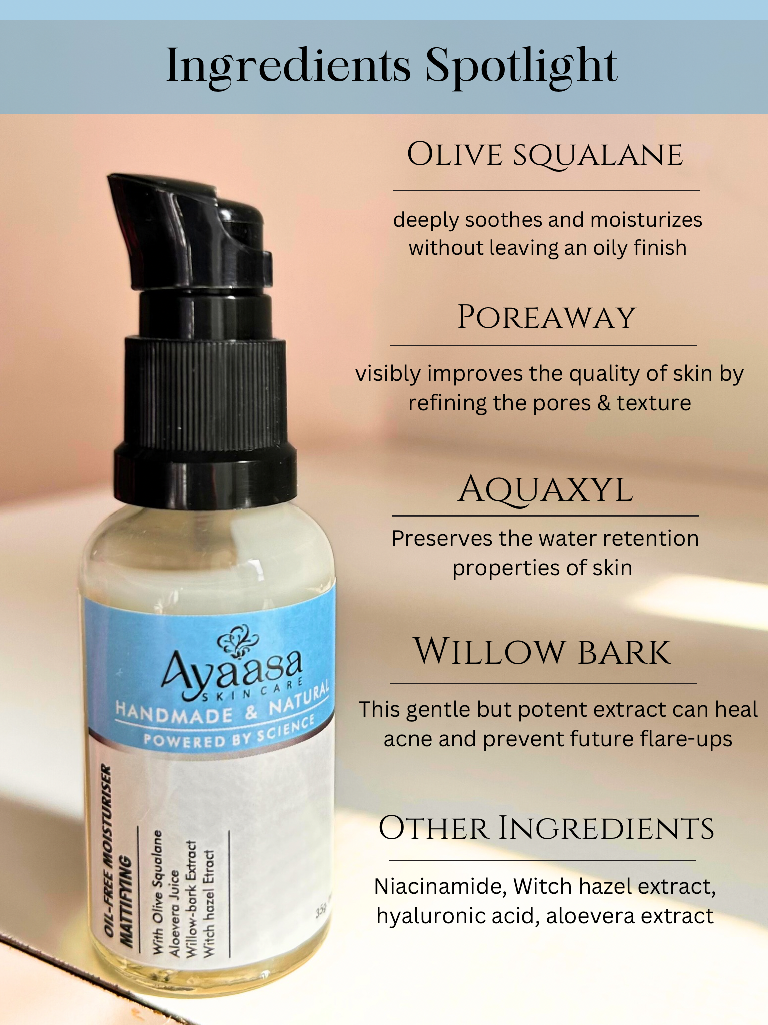 Oil Free Mattifying Moisturiser (30ml)