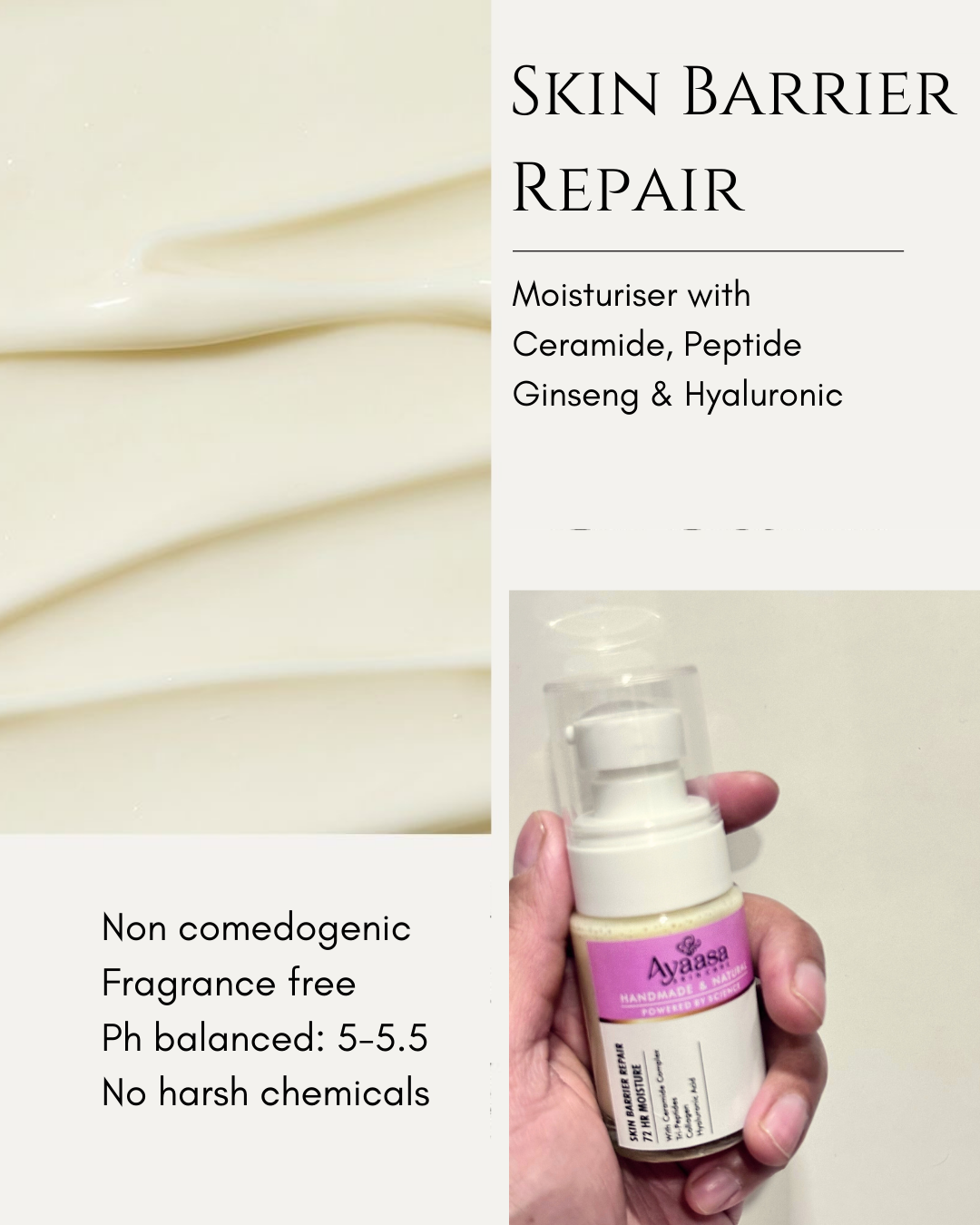 Skin Barrier Repair Moisturiser | 72hr Moisture | Ceramide Complex